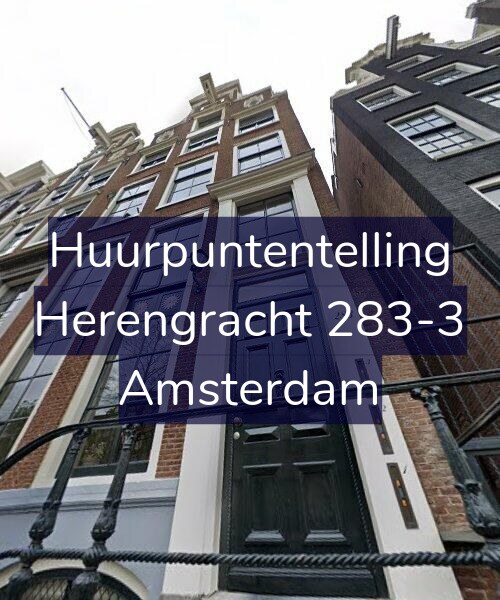 Foto gevel Huurpuntentelling voor Herengracht 283-3, Amsterdam
