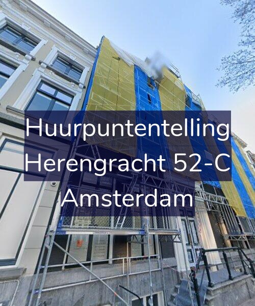 Foto gevel Huurpuntentelling voor Herengracht 52-C, Amsterdam
