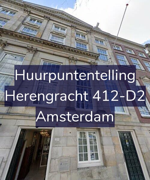 Foto gevel Huurpuntentelling voor Herengracht 412-D2, Amsterdam