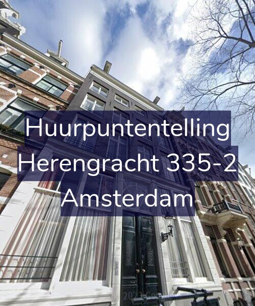 Foto gevel Huurpuntentelling voor Herengracht 335-2, Amsterdam