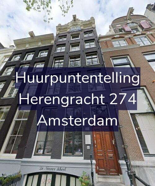 Foto gevel Huurpuntentelling voor Herengracht 274, Amsterdam