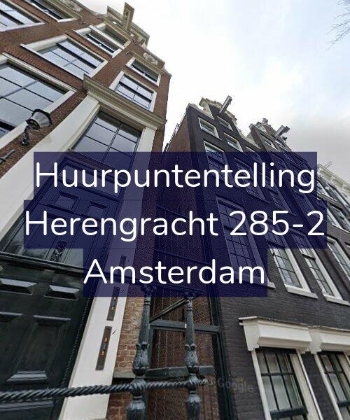 Foto gevel Huurpuntentelling voor Herengracht 285-2, Amsterdam