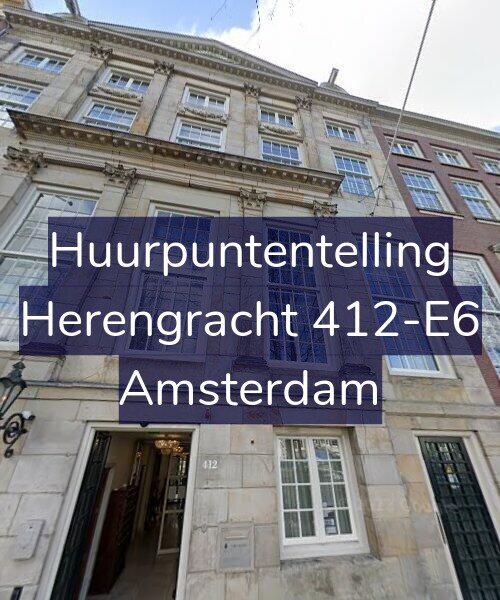 Foto gevel Huurpuntentelling voor Herengracht 412-E6, Amsterdam