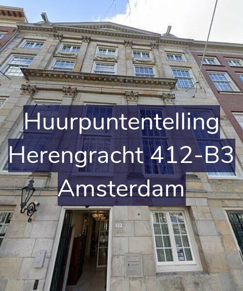 Foto gevel Huurpuntentelling voor Herengracht 412-B3, Amsterdam