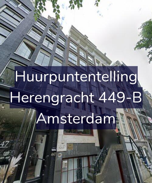 Foto gevel Huurpuntentelling voor Herengracht 449-B, Amsterdam