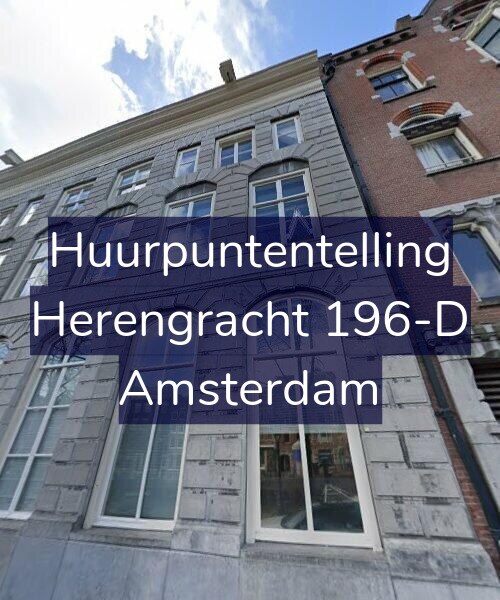 Foto gevel Huurpuntentelling voor Herengracht 196-D, Amsterdam