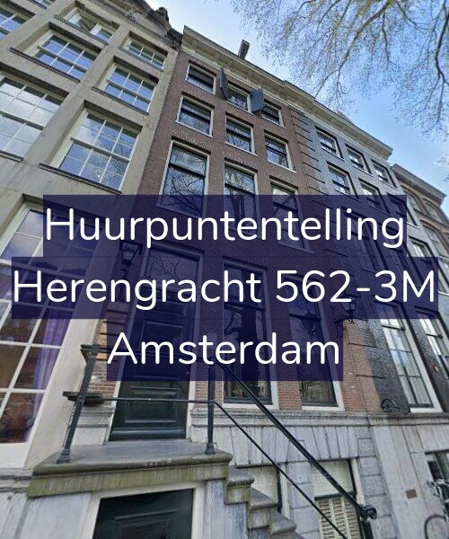 Foto gevel Huurpuntentelling voor Herengracht 562-3M, Amsterdam