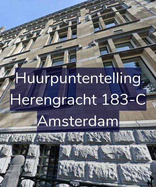 Foto gevel Huurpuntentelling voor Herengracht 183-C, Amsterdam