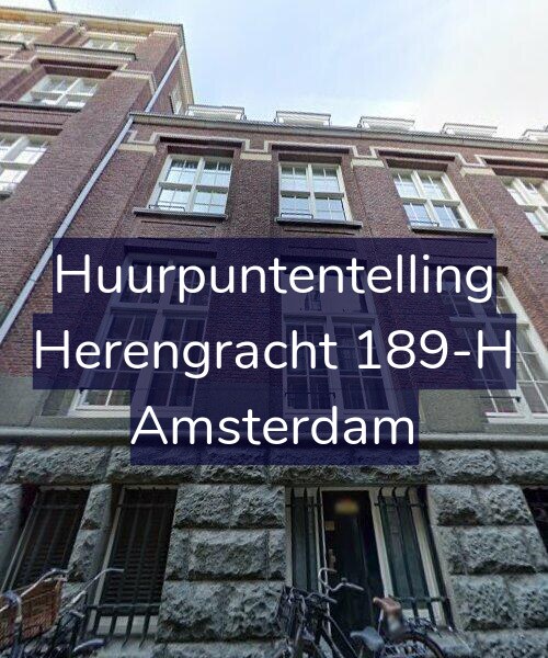 Foto gevel Huurpuntentelling voor Herengracht 189-H, Amsterdam