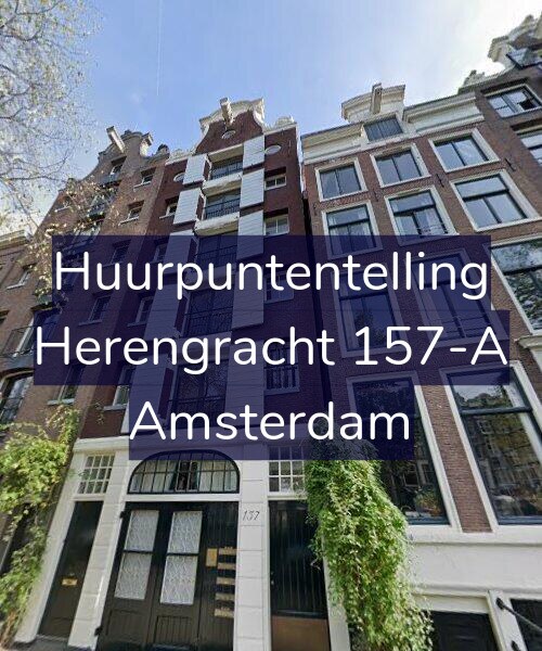 Foto gevel Huurpuntentelling voor Herengracht 157-A, Amsterdam