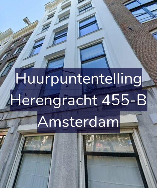 Foto gevel Huurpuntentelling voor Herengracht 455-B, Amsterdam