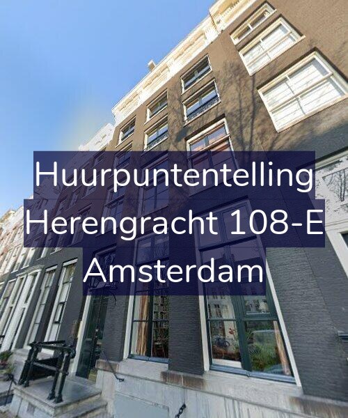 Foto gevel Huurpuntentelling voor Herengracht 108-E, Amsterdam