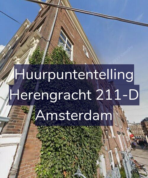 Foto gevel Huurpuntentelling voor Herengracht 211-D, Amsterdam