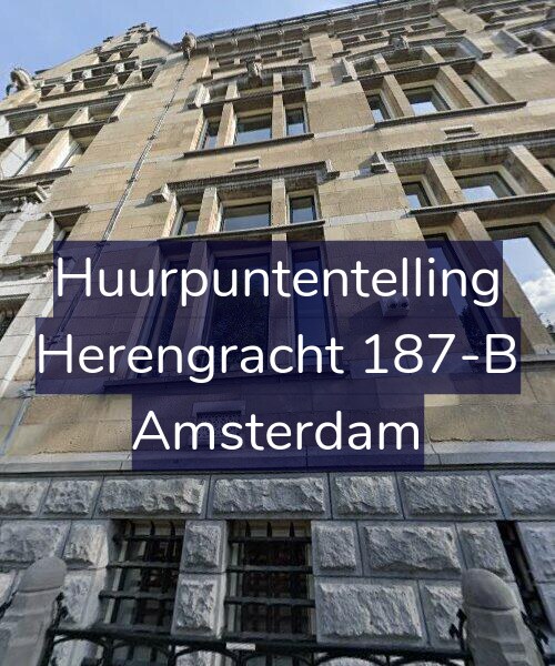 Foto gevel Huurpuntentelling voor Herengracht 187-B, Amsterdam