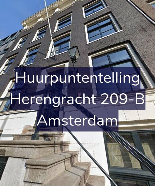 Foto gevel Huurpuntentelling voor Herengracht 209-B, Amsterdam