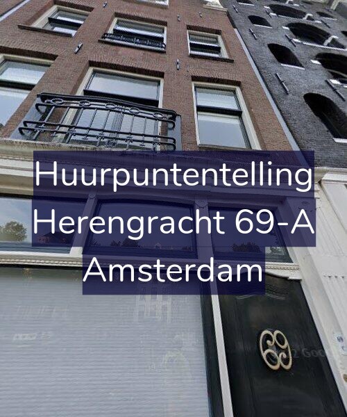 Foto gevel Huurpuntentelling voor Herengracht 69-A, Amsterdam