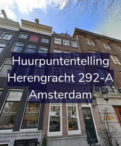 Foto gevel Huurpuntentelling voor Herengracht 292-A, Amsterdam