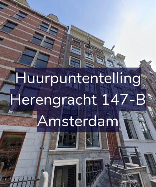 Foto gevel Huurpuntentelling voor Herengracht 147-B, Amsterdam