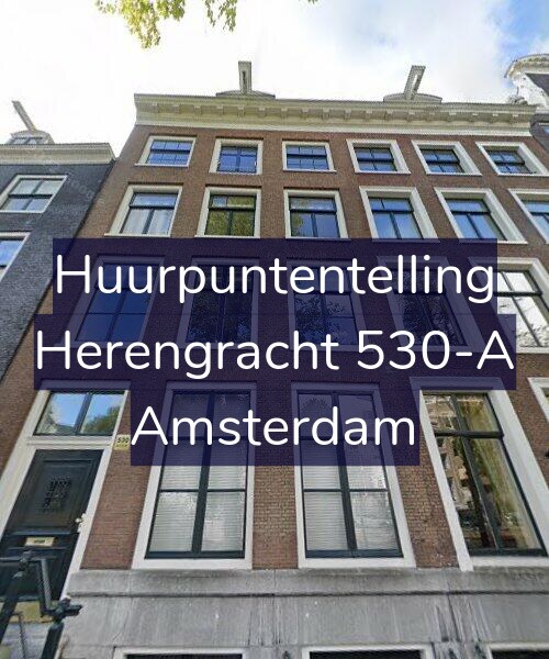 Foto gevel Huurpuntentelling voor Herengracht 530-A, Amsterdam