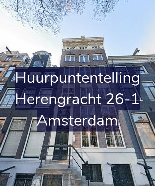 Foto gevel Huurpuntentelling voor Herengracht 26-1, Amsterdam