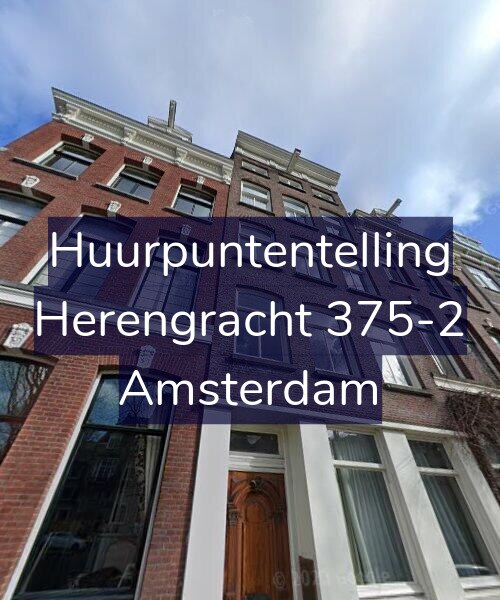 Foto gevel Huurpuntentelling voor Herengracht 375-2, Amsterdam