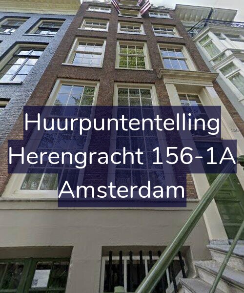 Foto gevel Huurpuntentelling voor Herengracht 156-1A, Amsterdam