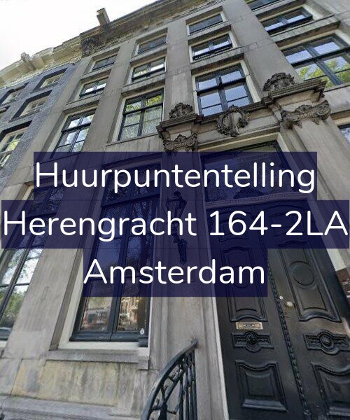 Foto gevel Huurpuntentelling voor Herengracht 164-2LA, Amsterdam