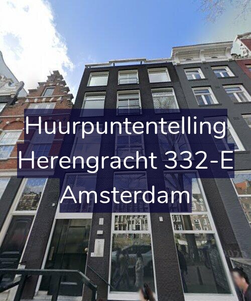 Foto gevel Huurpuntentelling voor Herengracht 332-E, Amsterdam
