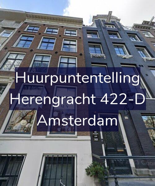 Foto gevel Huurpuntentelling voor Herengracht 422-D, Amsterdam