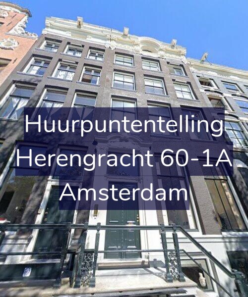 Foto gevel Huurpuntentelling voor Herengracht 60-1A, Amsterdam