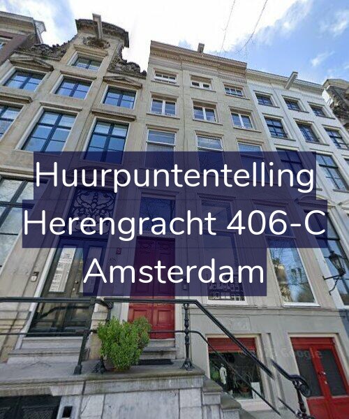 Foto gevel Huurpuntentelling voor Herengracht 406-C, Amsterdam