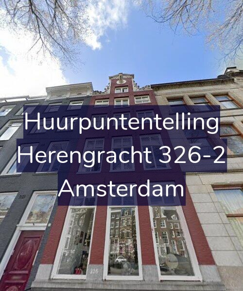 Foto gevel Huurpuntentelling voor Herengracht 326-2, Amsterdam