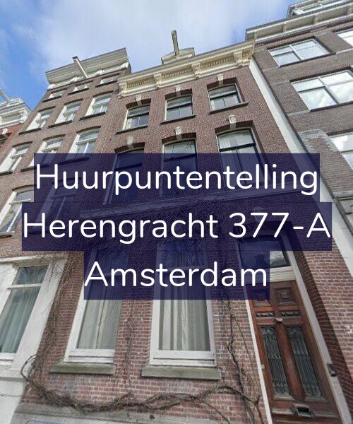Foto gevel Huurpuntentelling voor Herengracht 377-A, Amsterdam