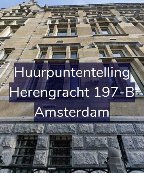 Foto gevel Huurpuntentelling voor Herengracht 197-B, Amsterdam