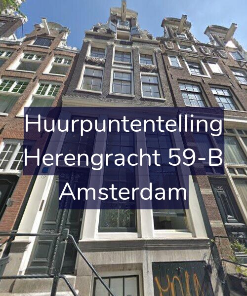 Foto gevel Huurpuntentelling voor Herengracht 59-B, Amsterdam