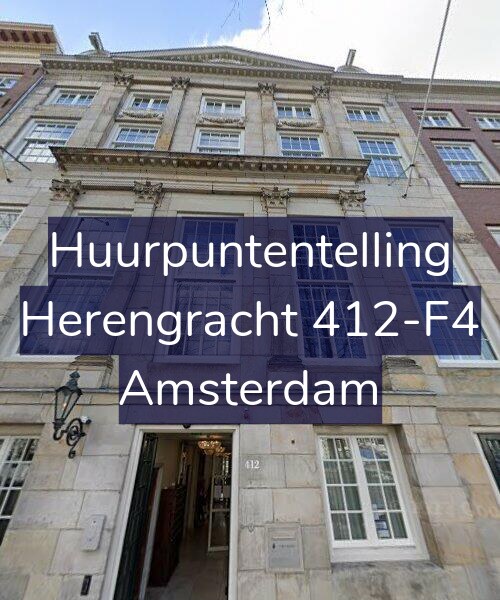 Foto gevel Huurpuntentelling voor Herengracht 412-F4, Amsterdam