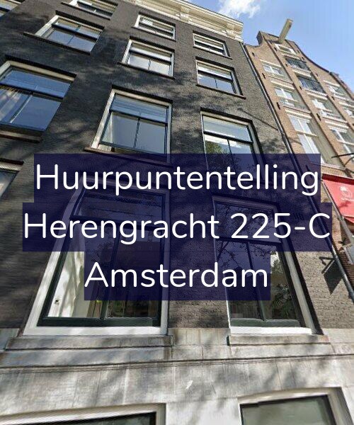 Foto gevel Huurpuntentelling voor Herengracht 225-C, Amsterdam