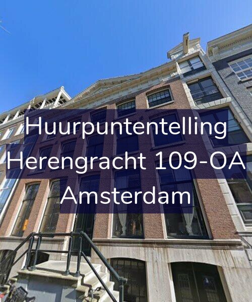 Foto gevel Huurpuntentelling voor Herengracht 109-OA, Amsterdam