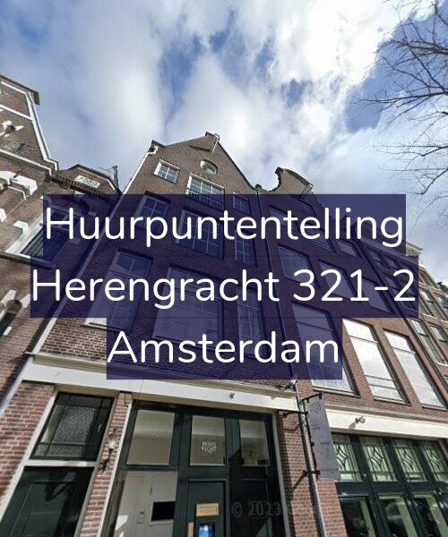 Foto gevel Huurpuntentelling voor Herengracht 321-2, Amsterdam