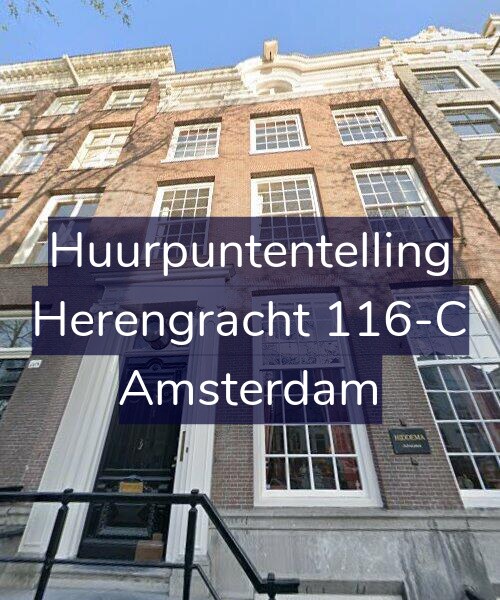 Foto gevel Huurpuntentelling voor Herengracht 116-C, Amsterdam