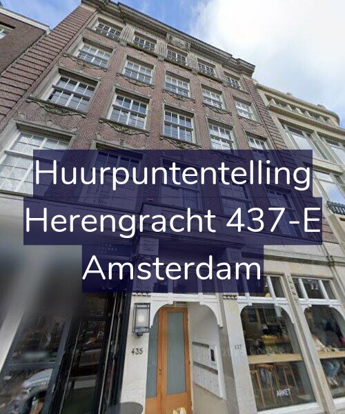 Foto gevel Huurpuntentelling voor Herengracht 437-E, Amsterdam