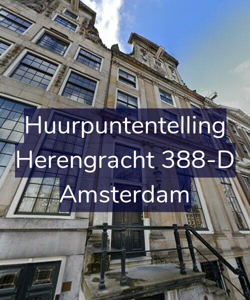 Foto gevel Huurpuntentelling voor Herengracht 388-D, Amsterdam