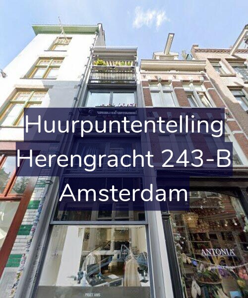 Foto gevel Huurpuntentelling voor Herengracht 243-B, Amsterdam