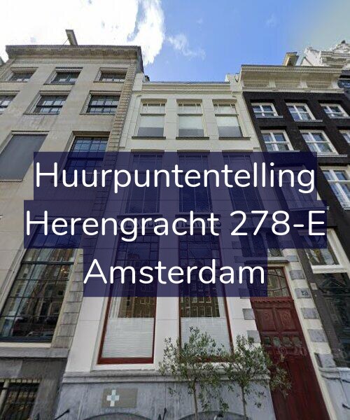 Foto gevel Huurpuntentelling voor Herengracht 278-E, Amsterdam