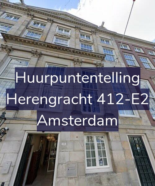 Foto gevel Huurpuntentelling voor Herengracht 412-E2, Amsterdam
