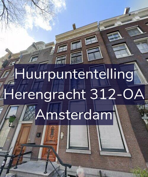 Foto gevel Huurpuntentelling voor Herengracht 312-OA, Amsterdam