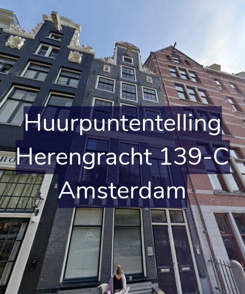 Foto gevel Huurpuntentelling voor Herengracht 139-C, Amsterdam