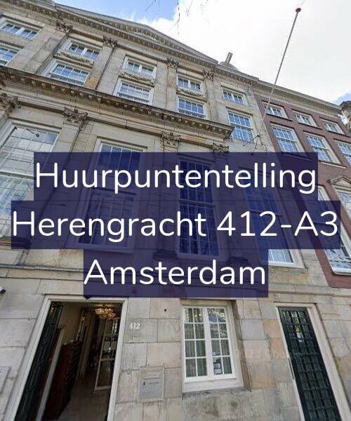 Foto gevel Huurpuntentelling voor Herengracht 412-A3, Amsterdam