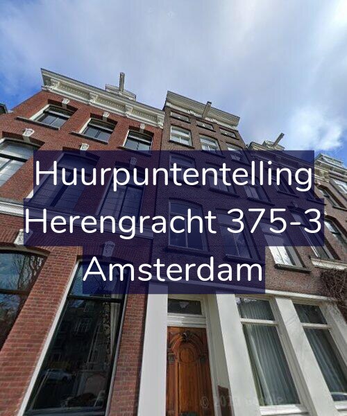 Foto gevel Huurpuntentelling voor Herengracht 375-3, Amsterdam