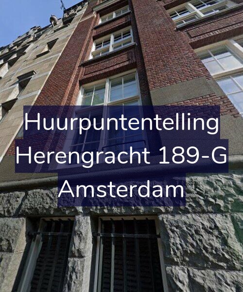 Foto gevel Huurpuntentelling voor Herengracht 189-G, Amsterdam